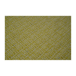 Tela Tweed de Primera Calidad Hecha en Corea, Color Amarillo Mostaza, Dorado Pálido Metálico, Textura Elegante, OEM y ODM, Textil Tejido Personalizado - Product Image 1