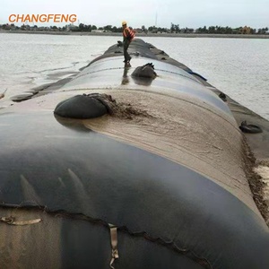 높은 끈기 800g/sqm 찢어짐 방지 지오 백 소수 PP 강둑의 침식 방지를 위한 짠 지오텍스타일 지오 튜브 - Product Image 4