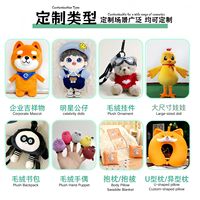 Peluche personnalisée de haute qualité, OEM ODM, jouet en peluche pour la promotion marketing, cadeau pour les salons professionnels, jouet personnalisé