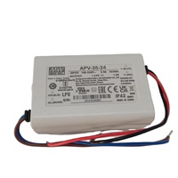 Alimentation à découpage Meanwell APV-35-24 24V 35W 1.5A AC-DC à sortie unique CE/UKCA/LPS pour luminaires LED