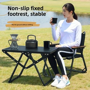 Tavolo Tattico Pieghevole da Esterno in Acciaio al Carbonio, Leggero, Portatile per Campeggio, Picnic e Cucina all'Aperto - Product Image 2