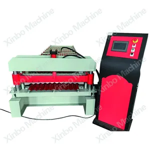 High speed metal corrugated fin forming machine corrugated iron roofing making machine zinc sheet roll forming machine