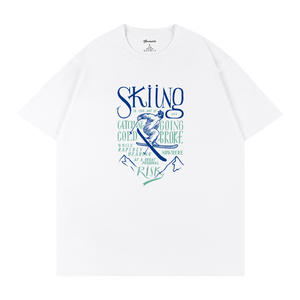 Camiseta Unisex Negra y Blanca de Algodón, Talla L, Transpirable, Diseño Simple, Ropa de Verano - Product Image 3