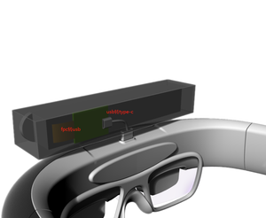 MeeGopad Slam Space 6DOF Gesture <span class=keywords><strong>AR</strong></span> Glass 1920 * risoluzione 1080 con <span class=keywords><strong>Hardware</strong></span> tipo C-Premium <span class=keywords><strong>AR</strong></span> - Product Image 2