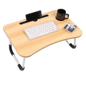 Bureau d'ordinateur portable pliable Shaohua Modern Home, réglable, décoratif, en panneau de fibres de 12 mm d'épaisseur, surface en mélamine, compatible <span class=keywords><strong>tablette</strong></span> - Product Image 5