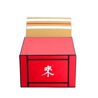Cajas de Cartón Corrugado con Cierre de Cremallera y Logotipo Personalizado, Cartón RSC con Tira Desprendible Fácil de Abrir, Cajas de Cartón para Envío