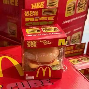 Juguete Antiestrés Novedoso de Hamburguesa Apilable, de Plástico Ecológico, para Aliviar el Estrés, Estilo Mini McDonald's, para <span class=keywords><strong>Oficina</strong></span> - Product Image 4