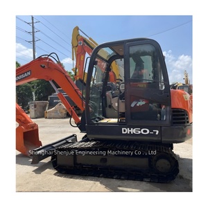 Excavatrice d'occasion DOOSAN DH60-7, mini-excavatrice d'occasion originale coréenne de 6 tonnes, excavatrice Doosan DH55 DX60 à faible consommation de carburant à vendre - Product Image 1