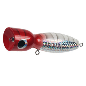 Señuelo de madera tipo Popper de 175 mm y 120 g para pesca en barco en aguas saladas, cebo duro para peces. - Product Image 5