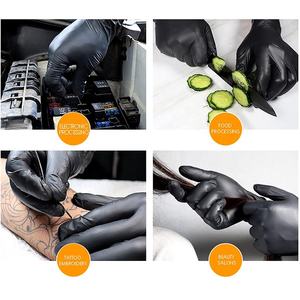 مستحضرات التجميل صبغة شعر سوداء للاستعمال مرة واحدة في التنظيف قفازات مرنة من كلوريد البولي فينيل - Product Image 5