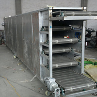 China Fabriek Tekfood Fruit Drogen Productielijn Continue Hetelucht Droger Machine Chili Hetelucht Mesh Band Droogmachine
