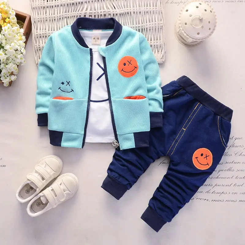 Fábrica Alta qualidade moda personalizada crianças roupas conjunto meninos roupas na moda