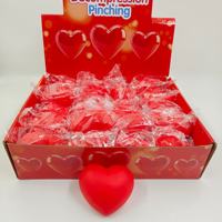 Jouet en plastique souple en forme de cœur pour garçons, à remontée lente, anti-stress, créatif, boîte cadeau de décompression pour la Saint-Valentin et Noël