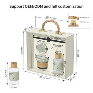 Caja <span class=keywords><strong>de</strong></span> Regalo <span class=keywords><strong>de</strong></span> Lujo Personalizada <span class=keywords><strong>de</strong></span> Estilo Chino con Asa <span class=keywords><strong>de</strong></span> Bambú para Empaque <span class=keywords><strong>de</strong></span> Sets <span class=keywords><strong>de</strong></span> Té y Aromaterapia Premium - Product Image 4
