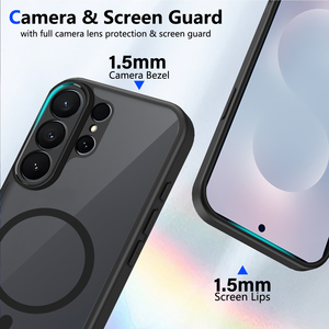Funda Magnética Translúcida para Samsung <span class=keywords><strong>Galaxy</strong></span> S26 Ultra S25 Edge S24 Plus S23 FE S22, Protección de Lente, Carcasa Trasera Rígida Mate - Product Image 5
