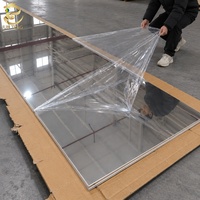 Panneau mural en PVC WPC en placage de bois de bambou écologique de luxe, imperméable, avec miroir, pour les murs intérieurs des maisons et des hôtels