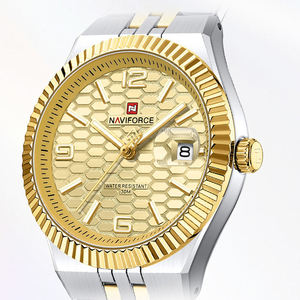 นาฬิกาข้อมือ NAVIFORCE รุ่น 5079 สำหรับผู้หญิง แฟชั่นปี 2026 คุณภาพสูง กันน้ำ นาฬิกาควอตซ์ สายสตีล โรแมนติก - Product Image 3