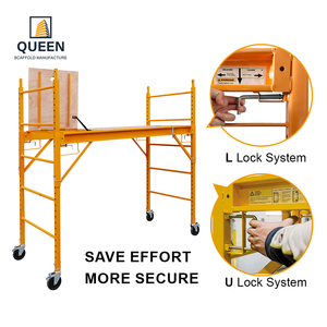 LINYIQUEEN Perancah Serbaguna 6FT Kapasitas 1000lbs Model Baker Beroda Baja Q235 Kekuatan Tinggi Tahan Korosi - Product Image 5
