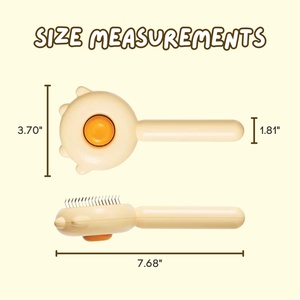 Mèo tẩy lông lược đặc biệt chó kim chải tóc làm sạch nguồn cung cấp vật nuôi chống Sling bàn chải - Product Image 6