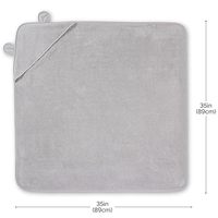 Hooded Baby Bath Poncho Towel 100% Cotton Woven Soft for Newborns & Toddlers Bathroom Use