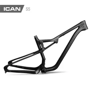 XC Cross Carbon T700&T800 Mountain Bike Frame Suspension Frame BSA 30.9mm Seatpost MTB Bike Frame