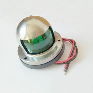 Luz LED lateral <span class=keywords><strong>de</strong></span> navegación <span class=keywords><strong>marina</strong></span>, barco, yate, acero inoxidable, 12V DC, rojo y verde - Product Image 5