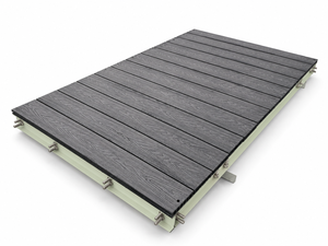 Plateforme modulaire WPC à assemblage rapide pour événements, structure en acier galvanisé, étanche, surface antidérapante pour mariages et réceptions - Product Image 2