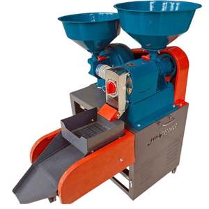 Petite machine combinée domestique pour décortiquer le riz, avec tamis vibrant et broyeur - Product Image 4