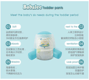Couches jetables <span class=keywords><strong>pour</strong></span> adolescents douces et respirantes à prix de gros, fournisseurs chinois, prix bas, culottes d'apprentissage <span class=keywords><strong>pour</strong></span> bébés, anti-fuites - Product Image 3
