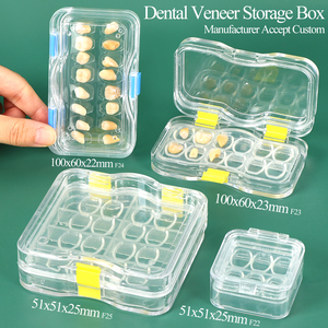 Caja de Almacenamiento para Carillas Dentales SUNSHING, Estuche Transparente para Prótesis Dentales con Membrana Elástica para Coronas y Dientes Postizos - Product Image 1