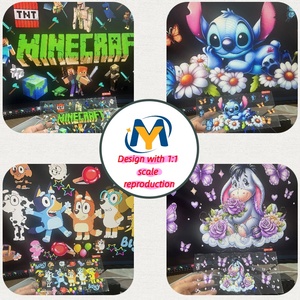 Nhà Máy Trực Tiếp UV DTF Chuyển Máy In Tùy Chỉnh Pet Cup Kết Thúc Tốt Đẹp Dán Cartooney Pet Decals Cup Chất Lượng Tuyệt Vời Giá - Product Image 5