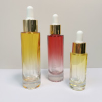 Flacon compte-gouttes en verre rose doré vide personnalisé pour sérum – Fournisseur direct usine