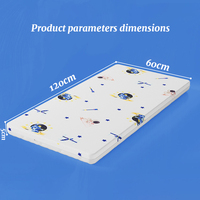 Matelas en tissu 4D Air Net Comfort Queen Size avec housse amovible en polymère POE lavable et convertible