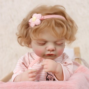 Muñeca Bebé Reborn Realista de 20 Pulgadas, Vinilo Suave Pintado a Mano, Perfecta para Regalo de Cumpleaños y Decoración del Hogar - Product Image 2