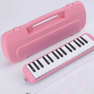 Instrumento Musical educativo, producto en oferta, 32 teclas coloridas, melódica con funda de plástico - Product Image 4