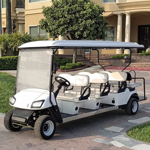 Carrito de golf eléctrico rápido de 8 plazas con batería de 48V, vehículo eléctrico individual - Product Image 1