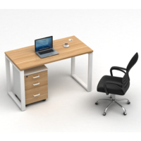 Scrivania Direzionale Moderna a L Completa, Arredamento per Ufficio, Scrivania per Computer da Manager