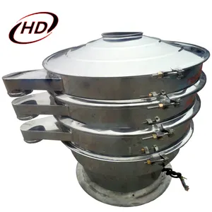 Industrial Starch Rotary Vibrating Screen Separator Round Sieve Shaker For Corn