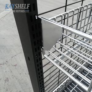 מכולת סופרמרקט גונדולה מדפי חוט רשת סל תלוי מדף - Product Image 4