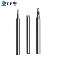 Fresa de carburo para grabado, fresa de grabado de acero inoxidable, cuchilla de fresado para tarjetas inteligentes en oferta