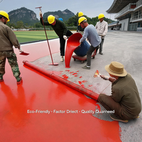 Revêtement de sol sportif multicouche de qualité professionnelle 400m, écologique et perméable, pour stades scolaires, épaisseur standard 13mm