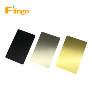 بطاقات معدنية NFC مخصصة عالية الجودة ، نقش بالليزر ، بطاقات أعمال معدنية Nfc سوداء غير لامعة فارغة مع شريحة مخفية - Product Image 3