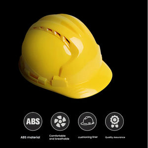 工場カスタムABS安全ヘルメット、建設、鉱業、乗馬用産業用ハードハット＆耐衝撃ヘルメット - Product Image 3