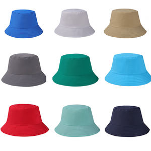 Impression personnalisée broderie chapeau plage pêcheur pêche couleur unie <span class=keywords><strong>Bob</strong></span> bassin adulte casquette seau chapeau - Product Image 1