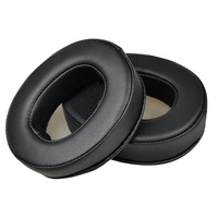 Oreillettes de remplacement en mousse à mémoire de forme en peau d'agneau pour casque Sony MDR 1ABT/1RBT/1RNC
