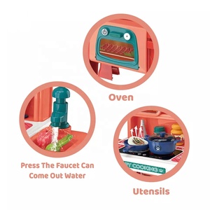 JinYing Juguete Infantil, Juego de Cocina de Plástico Ecológico, Juego de Imitación, Juguetes de Cocina para Preescolar - Product Image 2