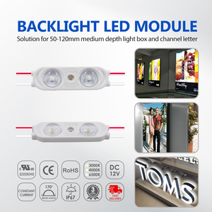 Module LED pour lettres lumineuses IP67 DC12V 170 degrés 0,96W 2 LED SMD2835 pour enseignes lumineuses - Product Image 6