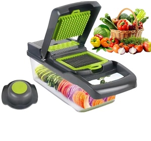Hot Selling 2026 Kitchen Multi 12 in 1 Manual Fruit <b>Vegetable</b> Cutter <b>Chopper</b> Dicer Veggie <b>Vegetable</b> <b>Chopper</b> - Product Image 1