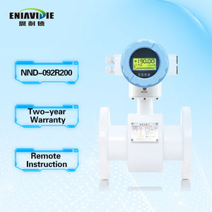 DN200パイプ接続PTFE 0.5高精度電磁流量計強酸とベース泥とスラリー - Product Image 1