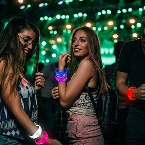 Wholesale Led Bracelet Sound Activated <b>Motion</b> <b>Sensor</b> Silicone Light up Wristbands Custom Logo for Concert Party Events Bulk - Product Image 4